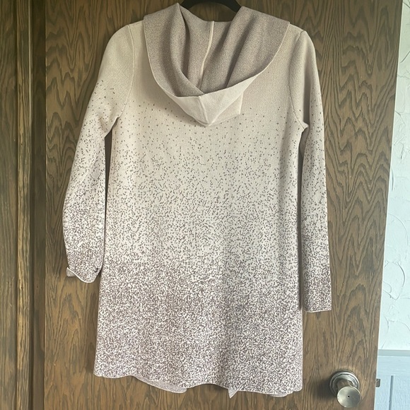 CAlia Pink Cardigan Sweater with hood and pockets - Picture 4 of 8